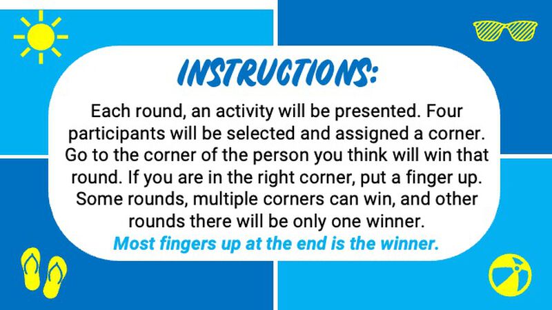 4 Corner Face Off: Summer Edition